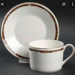 Ralph Lauren Wedgwood "Equestrian" Cup & Saucer Set
